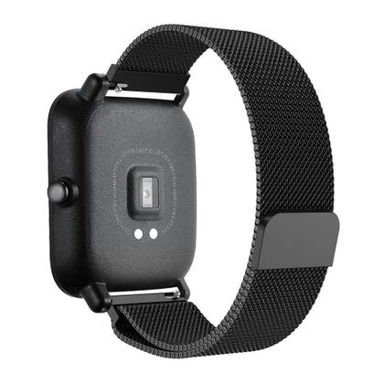 Imagem de Kit 2 Pulseiras em Metal / Aço - Magnética compatíveis com Amazfit GTS / GTS 2 / GTS 2e / GTS 2 mini
