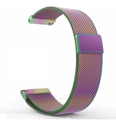 Imagem de Kit 2 Pulseiras em Metal / Aço - Magnética compatíveis com Amazfit GTS / GTS 2 / GTS 2e / GTS 2 mini