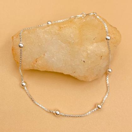 Imagem de Kit 2 Pulseiras Feminina De Prata 925 Legítima + Certificado