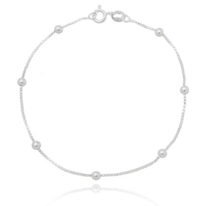 Imagem de Kit 2 Pulseiras Feminina De Prata 925 Legítima + Certificado