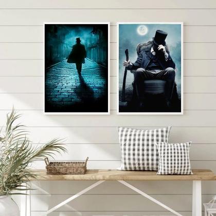 Imagem de Kit 2 Quadros Sr. Tranca Rua das Almas 33x24cm - com vidro