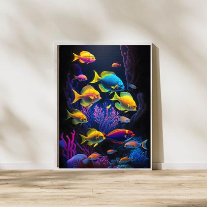 Imagem de Kit 2 Quebra-cabeças Cognitivos Fundo do Mar de 90 peças