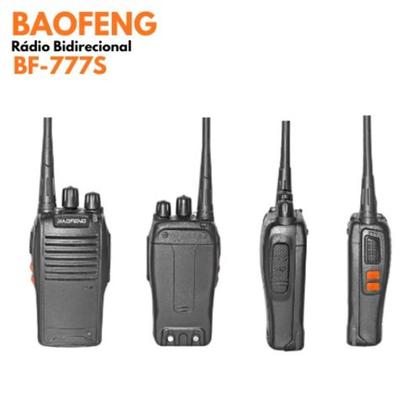 Imagem de Kit 2 Rádio Baofeng BF-777S  Rádio Portátil UHF 420-450MHz com Bateria de Longa Duração