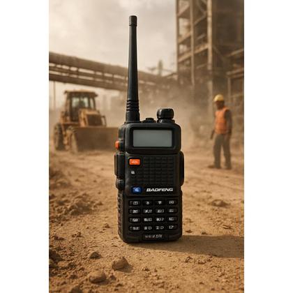Imagem de KIT 2 Rádio Comunicador Baofeng UV-5R Walkie Talkie Alcance Longo  Polícia, Segurança, Eventos