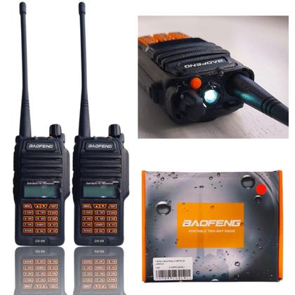 Imagem de Kit 2 Rádio Comunicador Baofeng UV9R 10W IP67 Profissional UHF VHF