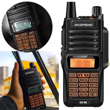 Imagem de Kit 2 Rádio Comunicador Baofeng UV9R 10W IP67 Profissional UHF VHF