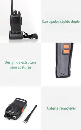 Imagem de Kit 2 Radio Comunicador Vhf/Uhf FM VOX Lanterna Baofeng 777s Walk Talk Profissional