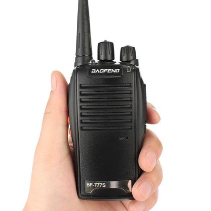 Imagem de Kit 2 Radio Comunicador Vhf/Uhf FM VOX Lanterna Baofeng 777s Walk Talk Profissional