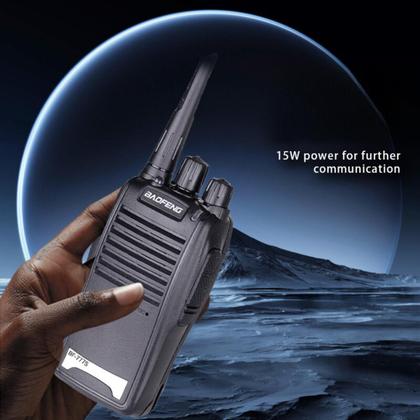 Imagem de Kit 2 Radio Comunicador Vhf/Uhf FM VOX Lanterna Baofeng 777s Walk Talk Profissional
