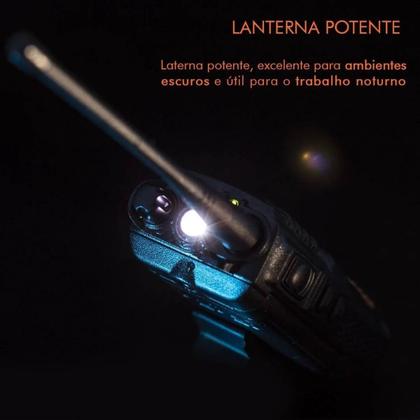 Imagem de Kit 2 Radio Comunicador Walk Talk Baofeng UV9R Longo Alcance Dual Band a Prova dágua 10w