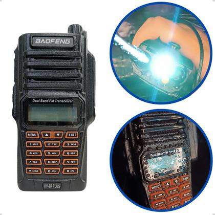 Imagem de Kit 2 Rádios Baofeng UV9R Plus IP67 A Prova Dágua