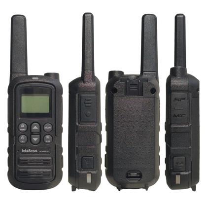 Imagem de Kit 2 Rádios Comunicadores Intelbras Rc4002 G2 Com Fones concha