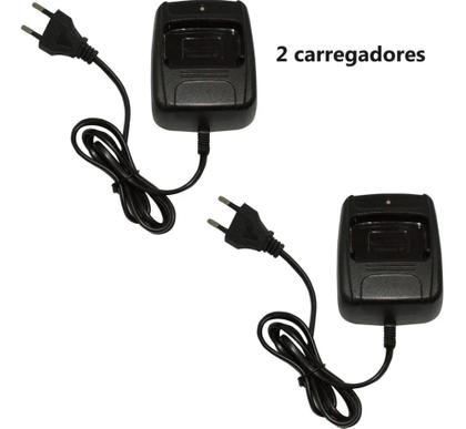 Imagem de Kit 2 Rádios Comunicadores Uhf/vhf Walkie Talkie Bf-777s