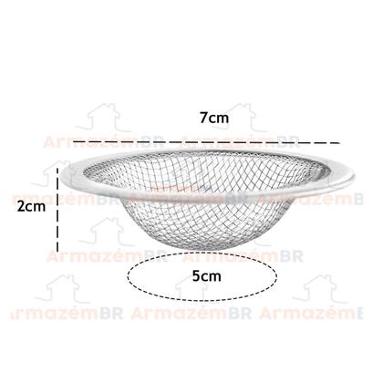 Imagem de Kit 2 Ralinhos de pia Inox Japonês Médio e Pequeno Com Borda Para Cozinha - AMZ