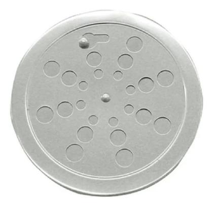 Imagem de Kit 2 Ralo Grelha Inox Para Banheiro Redondo 10x10 Com Fecho