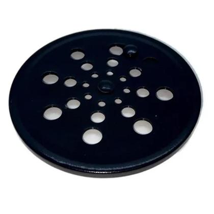 Imagem de Kit 2 Ralo Grelha Inox Preto Banheiro Redondo 10X10 C Fecho