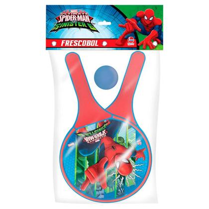 Imagem de Kit 2 Raquetes Homem Aranha Frescobol Spider Man Marvel