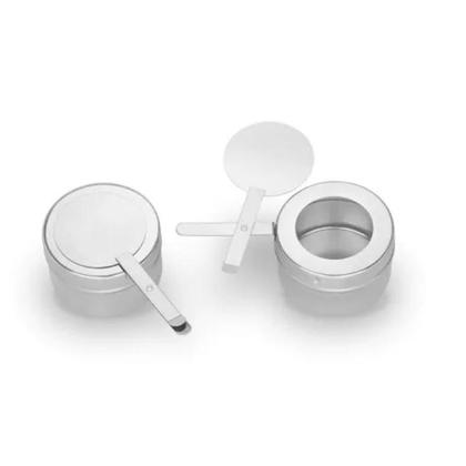 Imagem de Kit 2 Rechaud Aço Inox 201 Retangular 9 Litros Com 2 Cubas ½ Panelas Banho Maria Buffet Brinovar