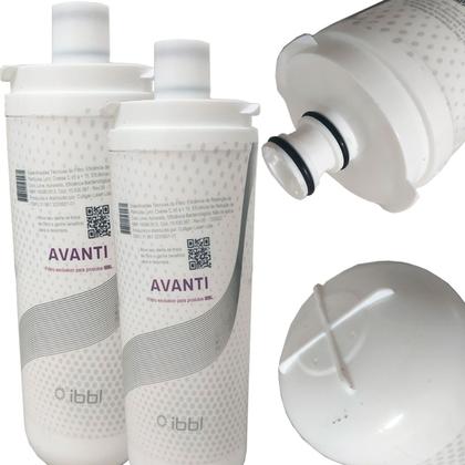 Imagem de KIT 2 Refil Filtro Ibbl Avanti Mio Vivax Purificador Natural Mini Àgua Bebedouro Vela