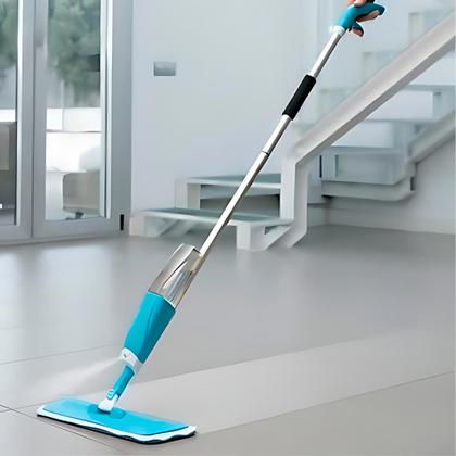 Imagem de Kit 2 Refil Mop Spray para Limpeza de Casa Giratório Reservatório Esfregão Mope Vassoura Para Piso Rodo Limpeza