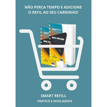 Imagem de Kit 2 Refil Pautado Para Caderno Inteligente - 120 Folhas- 11 Discos