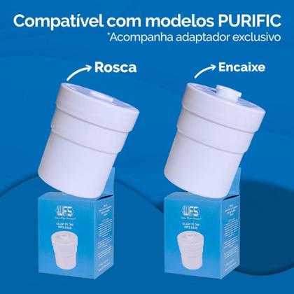 Imagem de Kit 2 Refil Wfs Compatível Purificador Purific Natureza Eco