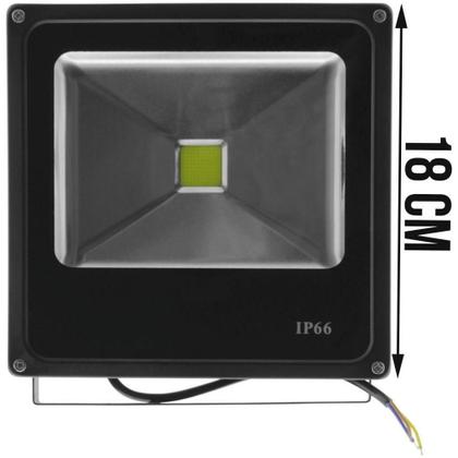 Imagem de Kit 2 Refletor De Led Externo Jardim Fachada Muro 20w Bivolt