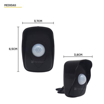 Imagem de Kit 2 Refletores Taschibra TR LED 10 Branco + Sensor de Movimento e Fotocélula QA26M