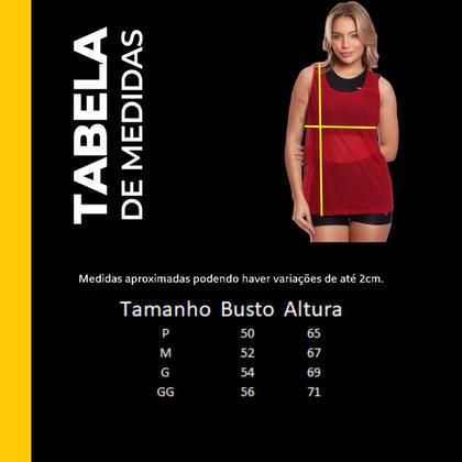Imagem de Kit 2 Regata Tule Transparente Treino Academia Fitness Casual