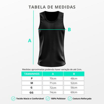 Imagem de Kit 2 Regatas Masculina Lisa Básica Dry Academia Treino Esporte Camisa Camiseta Blusa Esportiva Corrida Bike