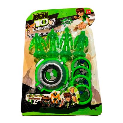 Imagem de Kit 2 Relógio Omnitrix Lançador e Omniverse C/ Som e Luz Ben