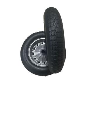 Imagem de Kit 2 Rodas com camara de ar De Carrinho De Mao Carriola Reforçado 3.25-8