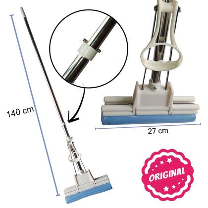 Imagem de Kit 2 Rodo Mágico Branco Original Com 2 Refis PVA Extra