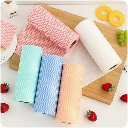 Imagem de Kit 2 Rolos Perfex Pano de Limpeza Multiuso Picotado 100 Un Destacável Alta Absorção Reutilizável