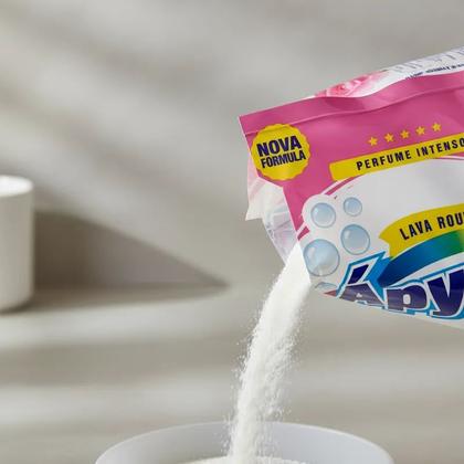 Imagem de Kit 2 Sabão Pó Lava Roupas 4 Kg Apyce Multiação, Encapsulada
