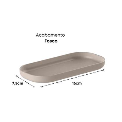 Imagem de Kit 2 Saboneteira Bandeja Base Organizadora Banheiro Ou