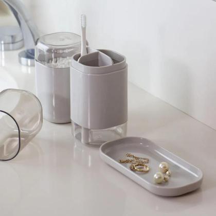 Imagem de Kit 2 Saboneteira Bandeja Base Organizadora Banheiro Ou