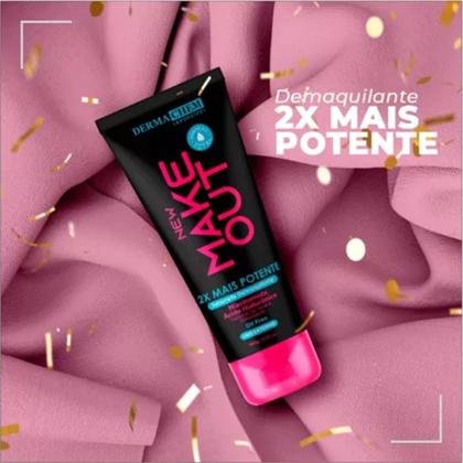 Imagem de Kit 2 Sabonetes Demaquilante Controle Acne Oleosidade 2x Mais Potente Make Out Dermachem