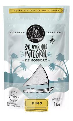Imagem de Kit 2 Sal Marinho Integral Fino 1kg Tempero Para Sua Comida