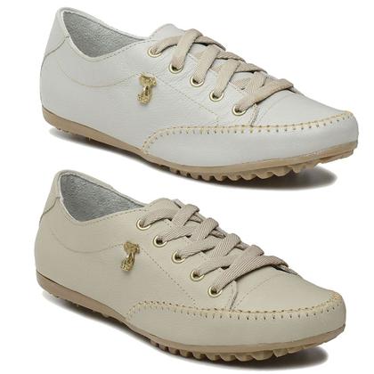 Imagem de Kit 2 Sapatenis Haldrys Sola Borracha Fecho Cadarço