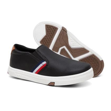 Imagem de Kit 2 Sapatênis Tênis Slip-On Infantil Calce Facil Bardone
