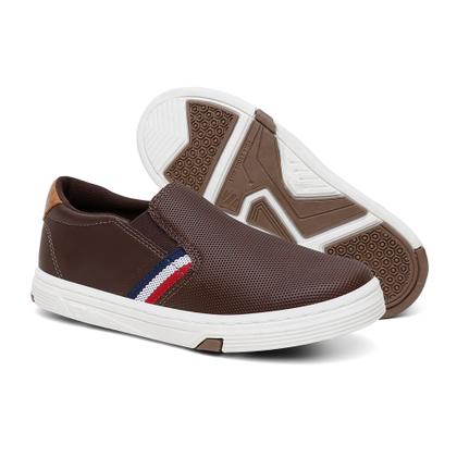 Imagem de Kit 2 Sapatênis Tênis Slip-On Infantil Calce Facil Bardone
