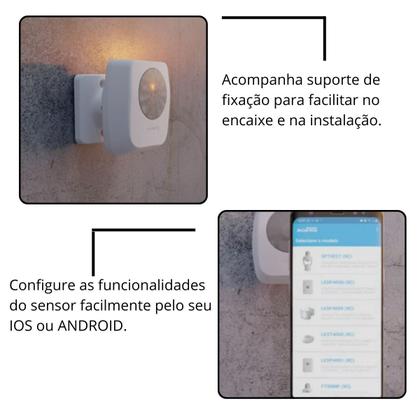 Imagem de Kit 2 Sensor Presença Teto Articulado 360 Smart X-Control