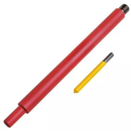 Imagem de Kit 2 Serra Copo Diamantada 30/53mm + Haste E Pino Guia Perfurar Porcelanato Parede Piso Concreto