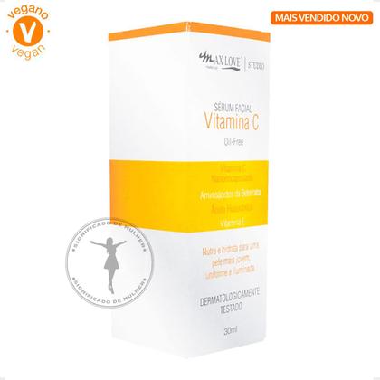 Imagem de Kit 2 Sérum Vitamina C Acido Hialuronico P/ rosto Anti-idade