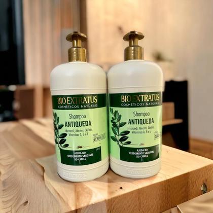 Imagem de KIT 2 Shampoo Antiqueda Jaborandi 1 LITRO Bio Extratus