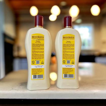 Imagem de kit 2 Shampoo Força e Maciez Tutano 500 ml Bio Extratus