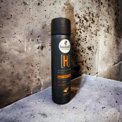 Imagem de kit 2 Shampoo Haskell Homem Cabelo e Barba 250ML