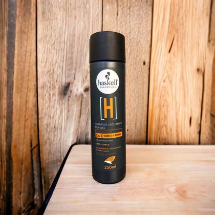 Imagem de kit 2 Shampoo Haskell Homem Cabelo e Barba 250ML