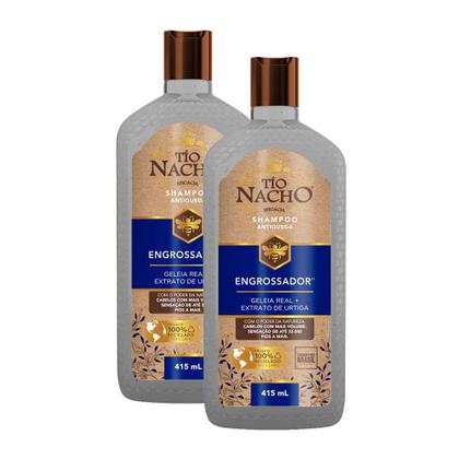 Imagem de Kit 2 Shampoo Tio Nacho Engrossador 415ml